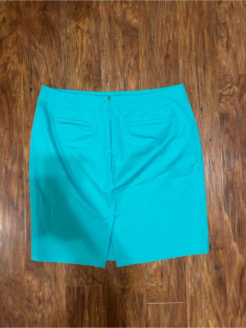 Teal Pencil Skirt Back Zipper Legally Blonde Inspired Work Casual - Picture 6 of 9